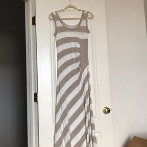 Knit floor length dress